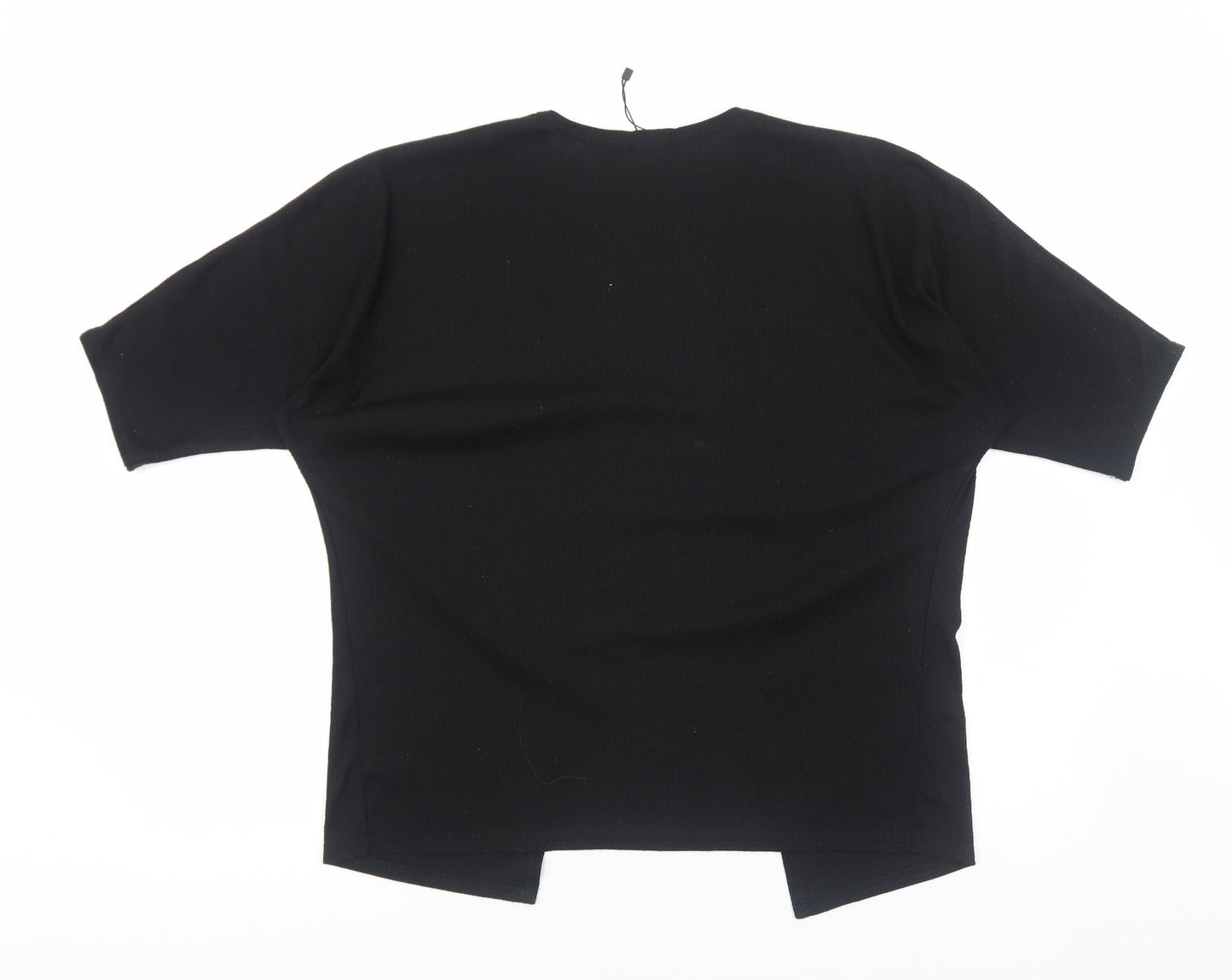 Womens UK Size 12 Misspap Black Cardigan Jumper