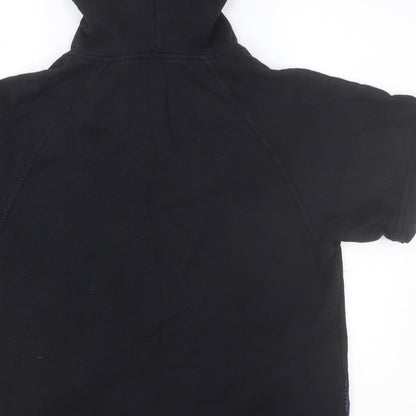 Disney Parks Authentic Boys Black 100% Cotton Pullover Hoodie Size L Pullover - Minnie & Mickey Mouse