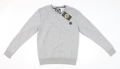 Mens UK Size M Intense Grey Pullover Sweatshirt