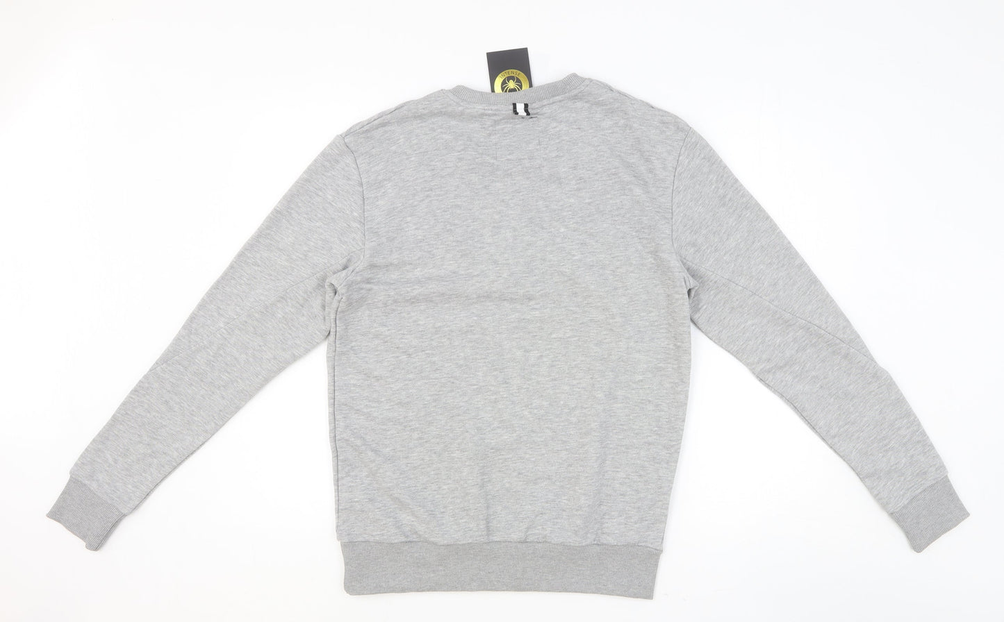 Mens UK Size M Intense Grey Pullover Sweatshirt
