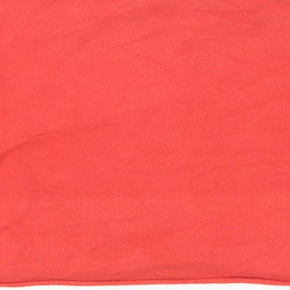 Miss Selfridge Womens Red Cotton Pullover Sweatshirt Size 16 Pullover