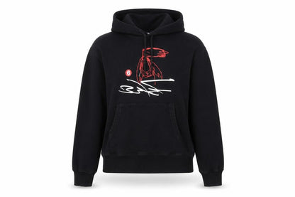 Preworn Womens Black Cotton Pullover Hoodie Size XS Pullover