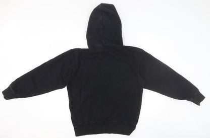Preworn Womens Black Cotton Pullover Hoodie Size XS Pullover
