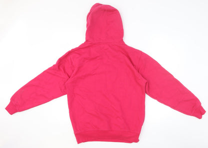 Preworn Womens Purple Cotton Pullover Hoodie Size S Pullover - I Love London