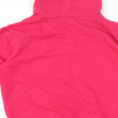 Preworn Womens Purple Cotton Pullover Hoodie Size S Pullover - I Love London