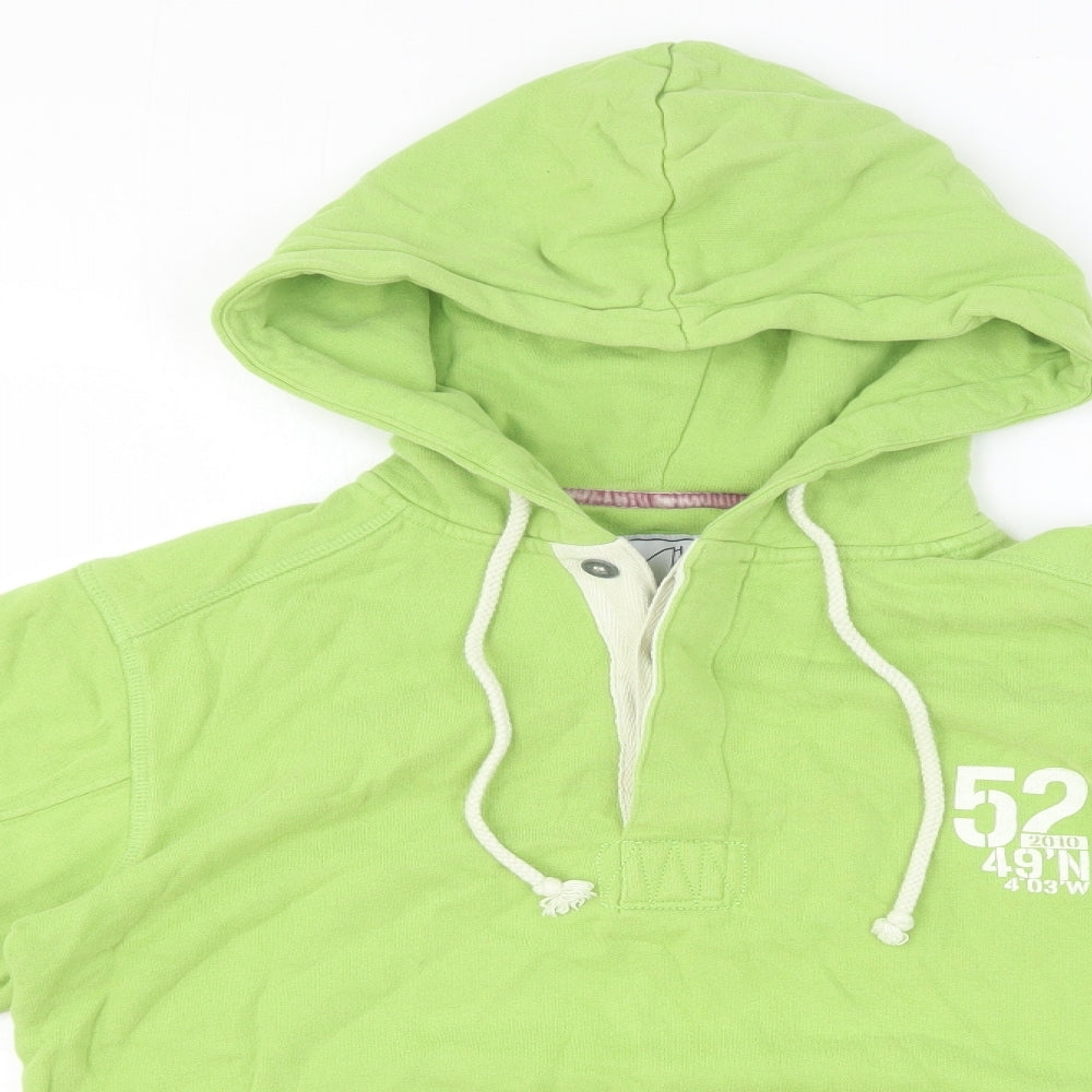 Mens UK Size XS Lazy Jacks Green Pullover Hoodie