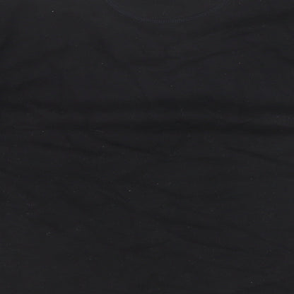 Amazon Womens Black Cotton Pullover Sweatshirt Size M Pullover