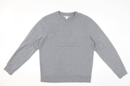 Amazon Womens Grey Cotton Pullover Sweatshirt Size M Pullover