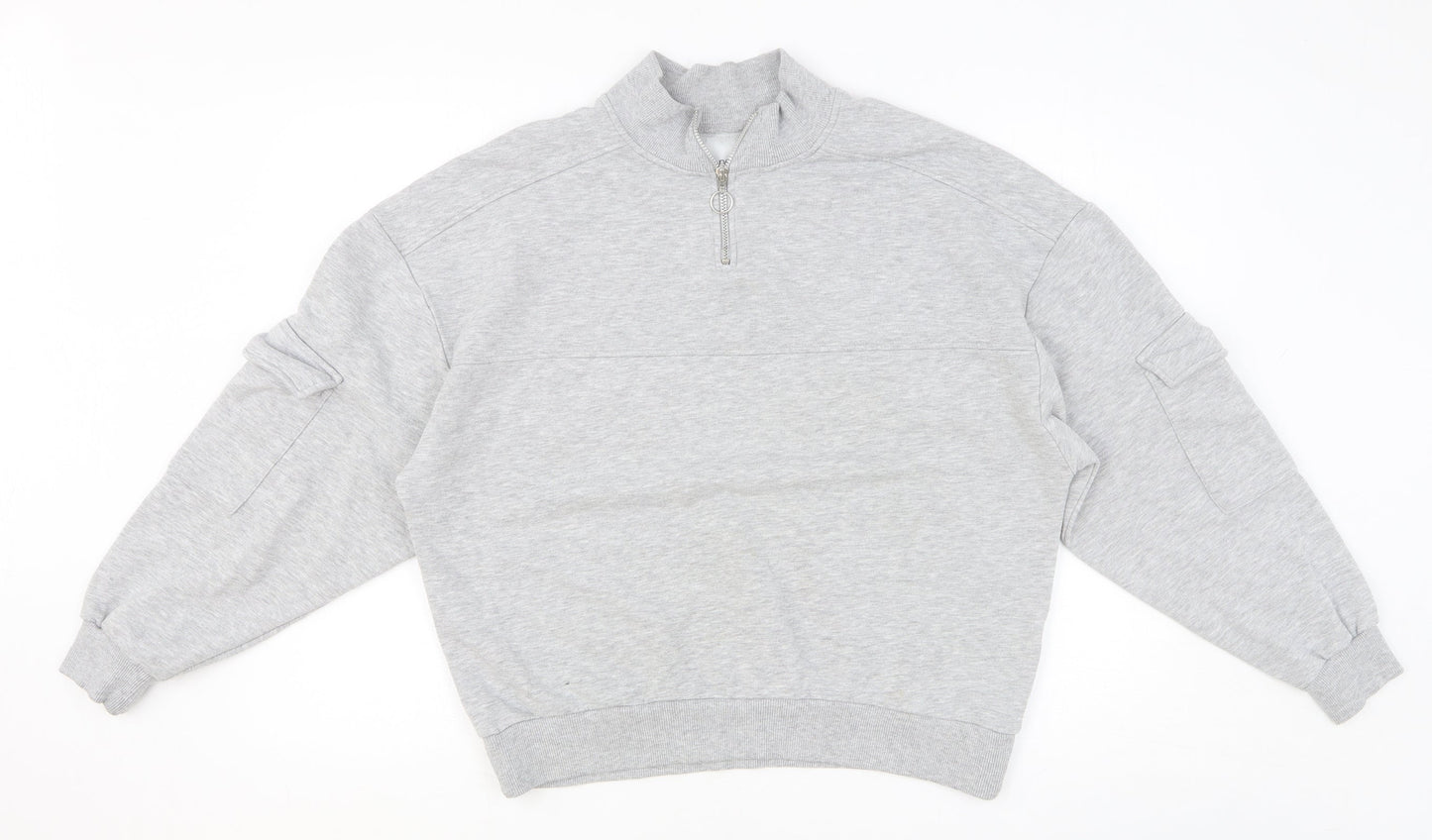 Womens UK Size M NEXT Grey Pullover Sweatshirt