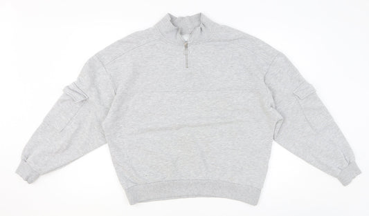 Womens UK Size M NEXT Grey Pullover Sweatshirt