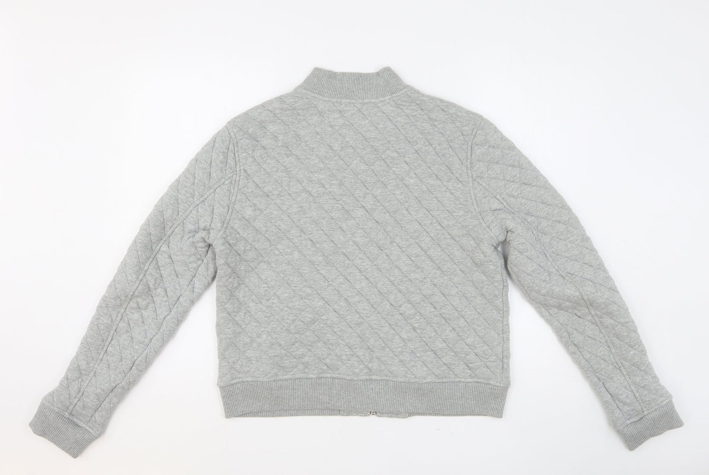 Gap Womens Grey Cotton Full Zip Sweatshirt Size L Zip