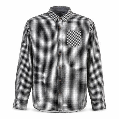 Mens UK Size XL Brave Soul Black  Button-Up Long Sleeve Casual Shirt