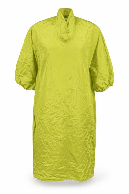 Zara Womens Green Viscose A-Line Size M Cowl Neck Pullover