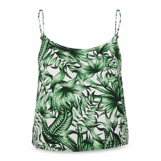 Womens UK Size 14 Divided Green Basic Tank