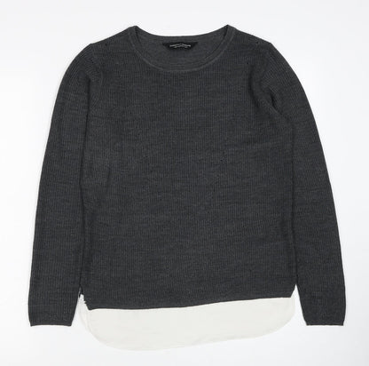Womens UK Size 8 Dorothy Perkins Grey Pullover Jumper