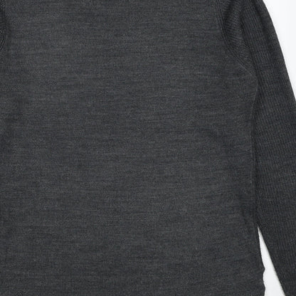 Womens UK Size 8 Dorothy Perkins Grey Pullover Jumper