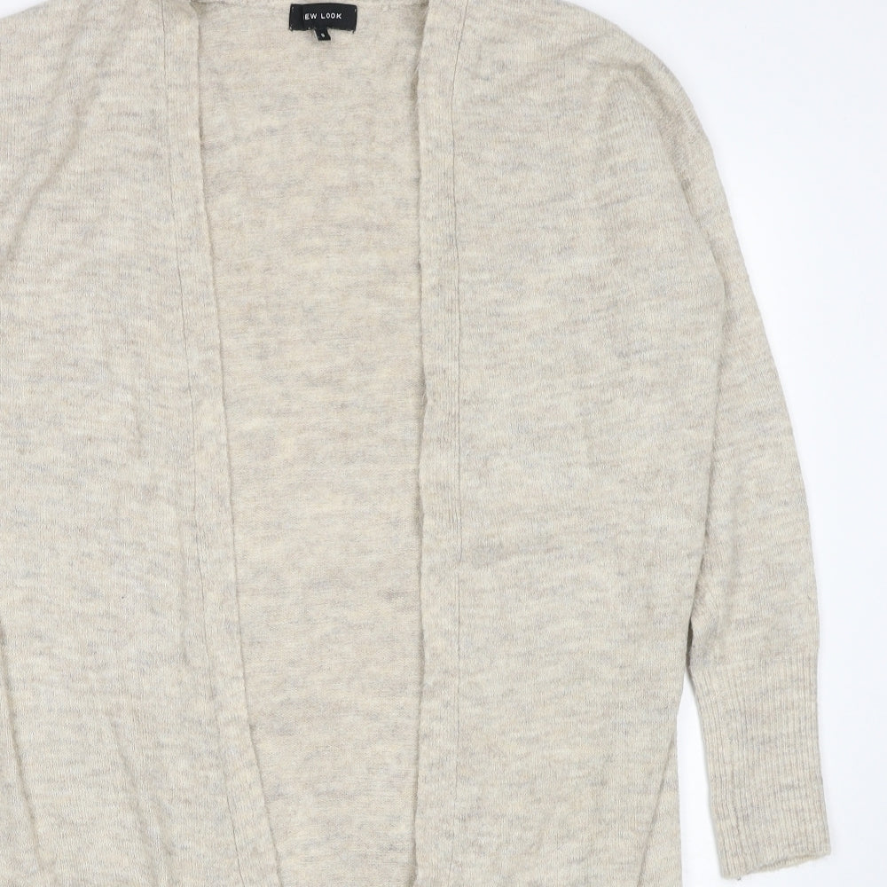 Womens UK Size S New Look Beige Cardigan Jumper