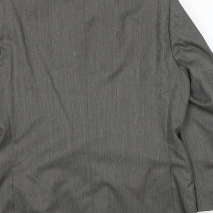 Mens UK Size 42 Brook Taverner Regular Grey Suit Jacket