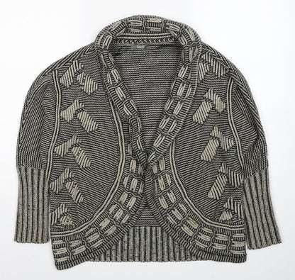 Womens UK Size 8 South Beige Cardigan Jumper