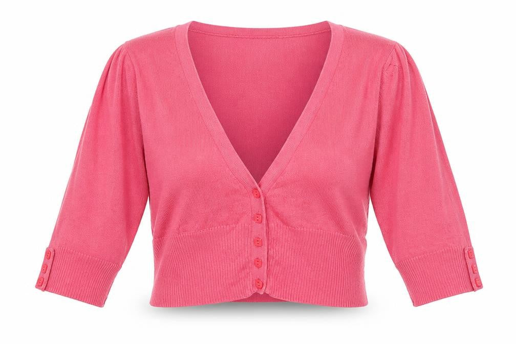 Womens UK Size 12 Marks and Spencer Pink Cardigan Jumper
