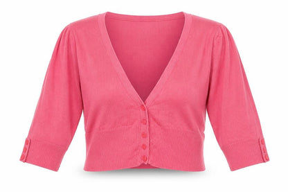 Womens UK Size 12 Marks and Spencer Pink Cardigan Jumper
