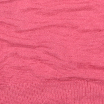 Womens UK Size 12 Marks and Spencer Pink Cardigan Jumper