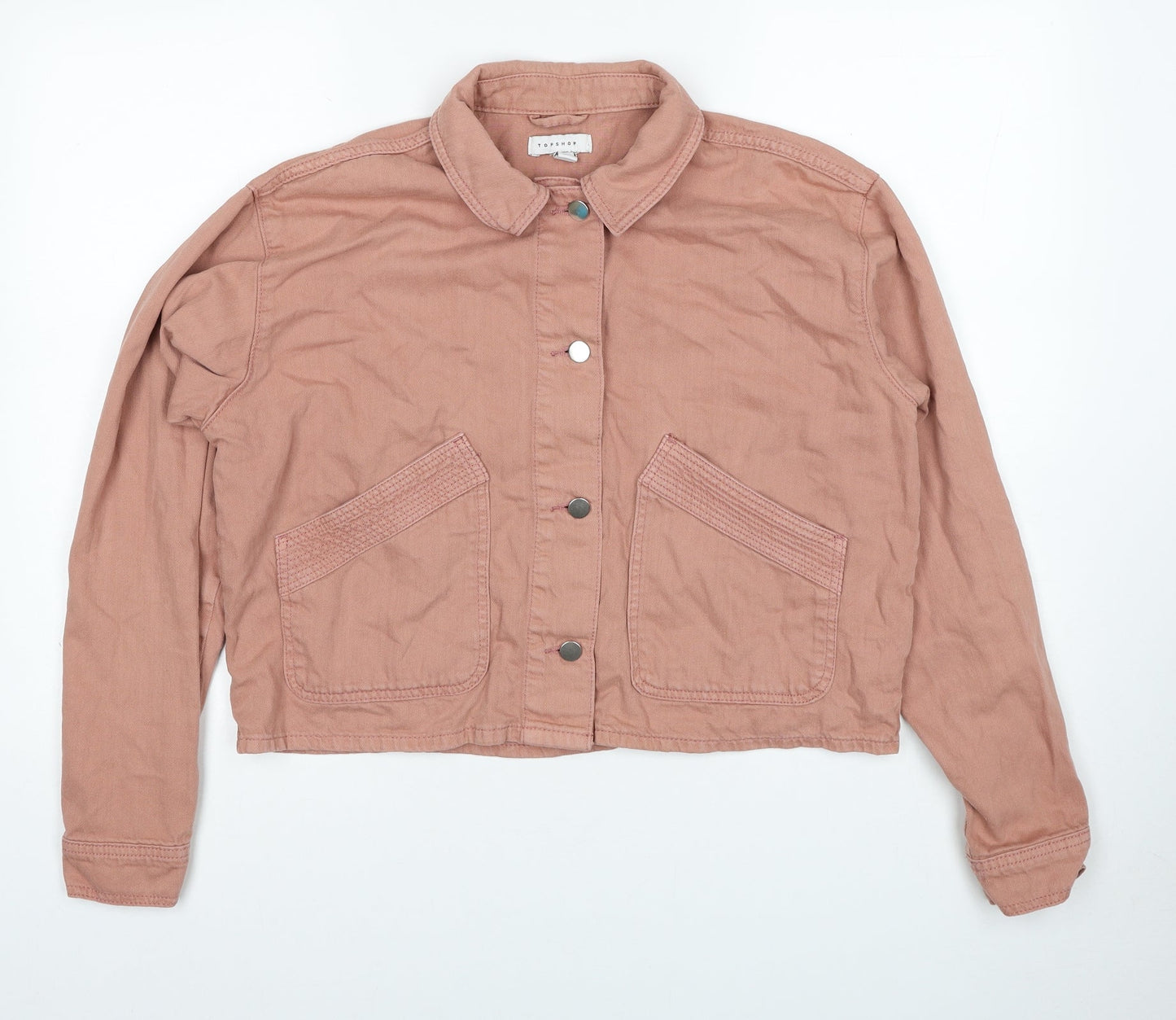 Womens UK Size M Topshop Beige Jacket