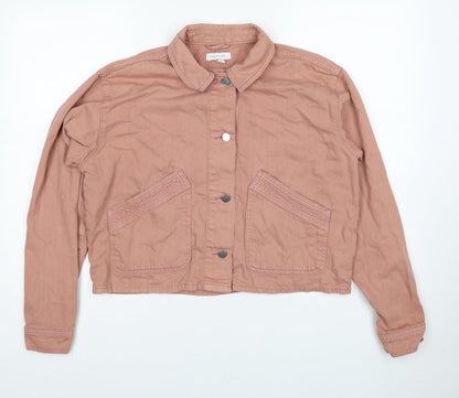 Womens UK Size M Topshop Beige Jacket