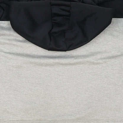 U.S. Athletic Mens Grey Polyester Pullover Hoodie Size M