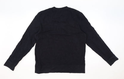 Mens UK Size M Marks and Spencer Blue Pullover Sweatshirt