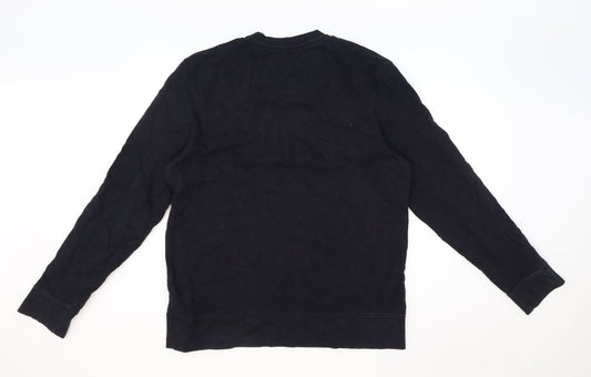 Mens UK Size M Marks and Spencer Blue Pullover Sweatshirt
