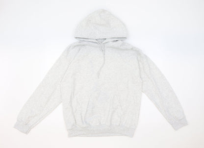 HNR LON Womens Grey Cotton Pullover Hoodie Size S Pullover