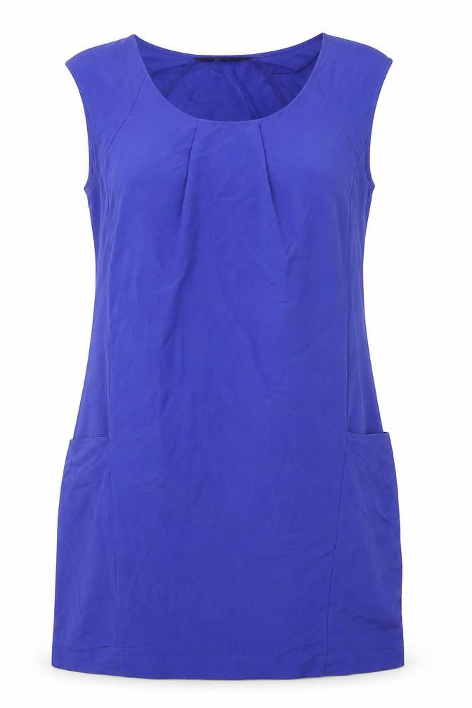 F&F Womens Blue Polyester A-Line One Size Round Neck Pullover