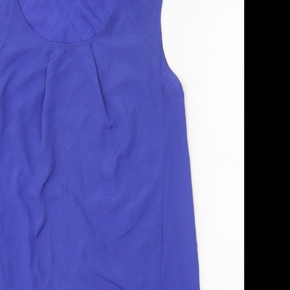 F&F Womens Blue Polyester A-Line One Size Round Neck Pullover