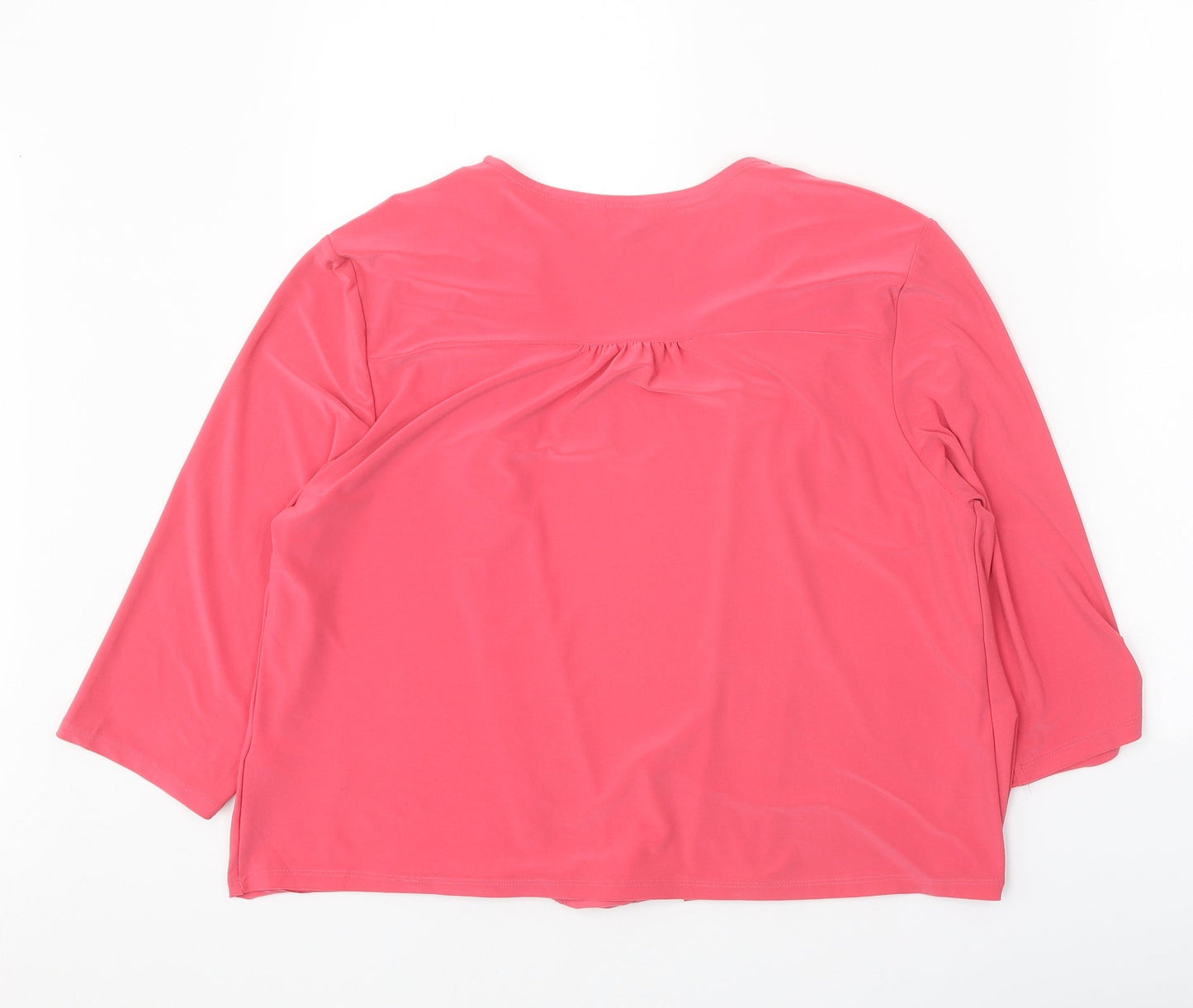 Womens UK Size 16 Nightingales Pink Cardigan Jumper