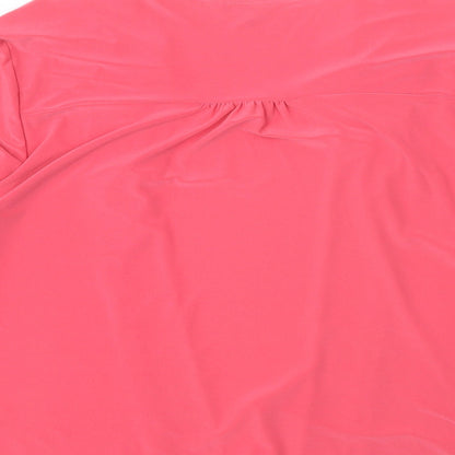Womens UK Size 16 Nightingales Pink Cardigan Jumper