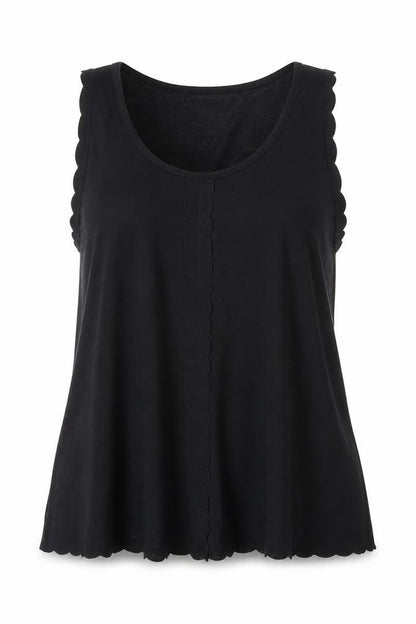 Womens UK Size 14 Wallis Black Basic Tank