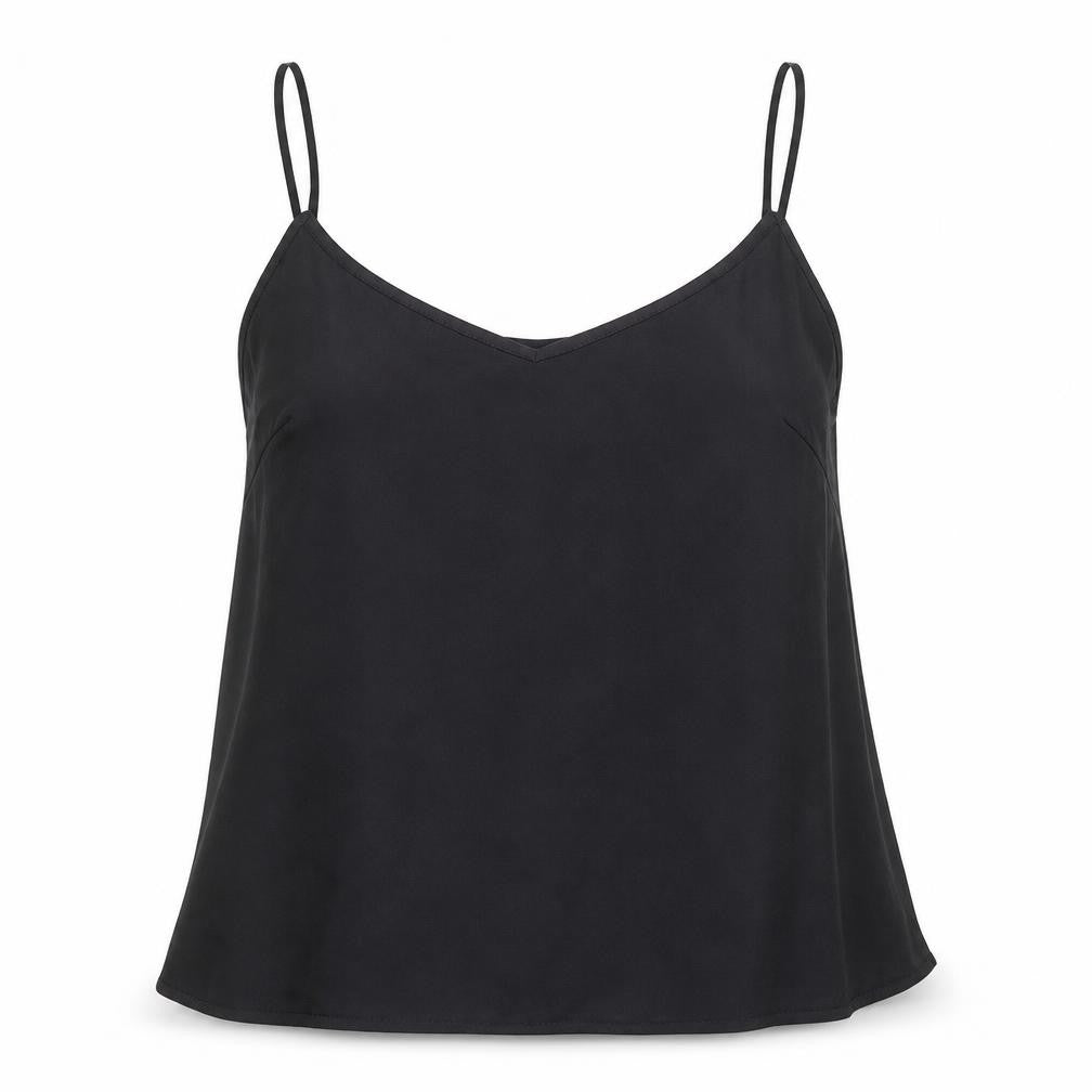 Womens UK Size 14 F&F Black Camisole Tank