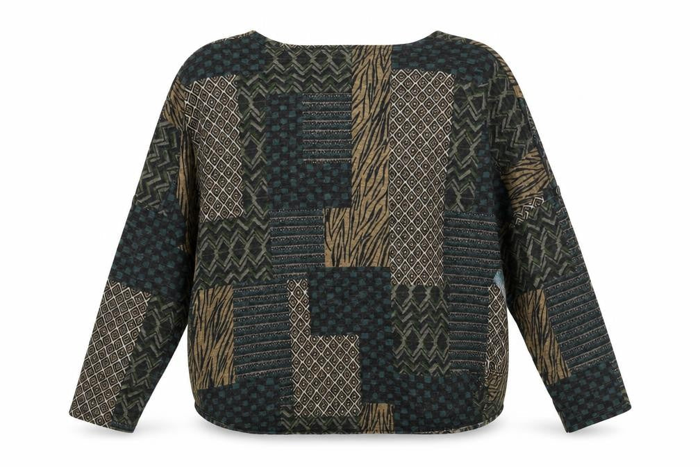 Womens UK Size L Preworn Green Pullover Jumper