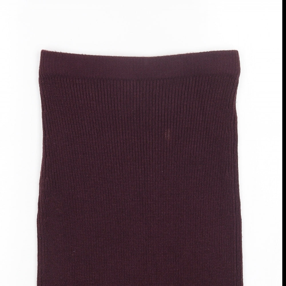 NEXT Womens Purple Acrylic Straight & Pencil Skirt Size 10