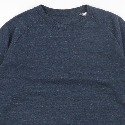 Preworn Womens Blue Cotton Pullover Sweatshirt Size M Pullover