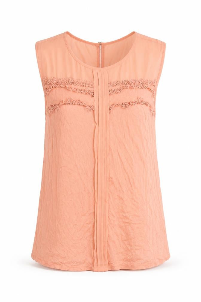 Womens UK Size L Oasis Pink Basic Tank