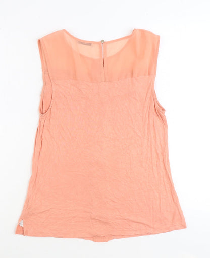 Womens UK Size L Oasis Pink Basic Tank