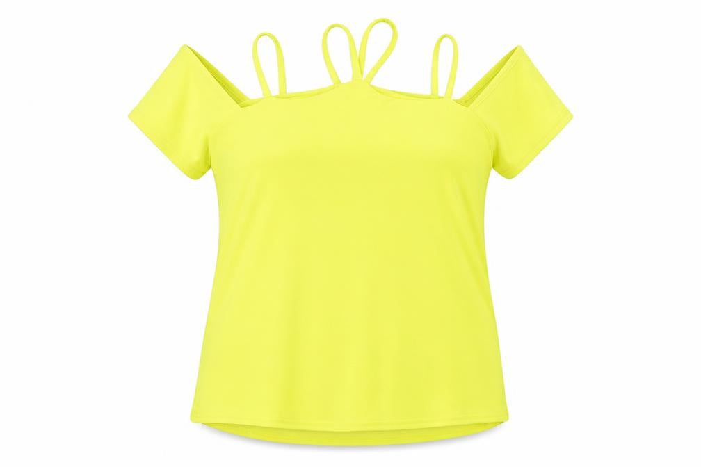 Womens UK Size 14 Boohoo Yellow Basic Blouse