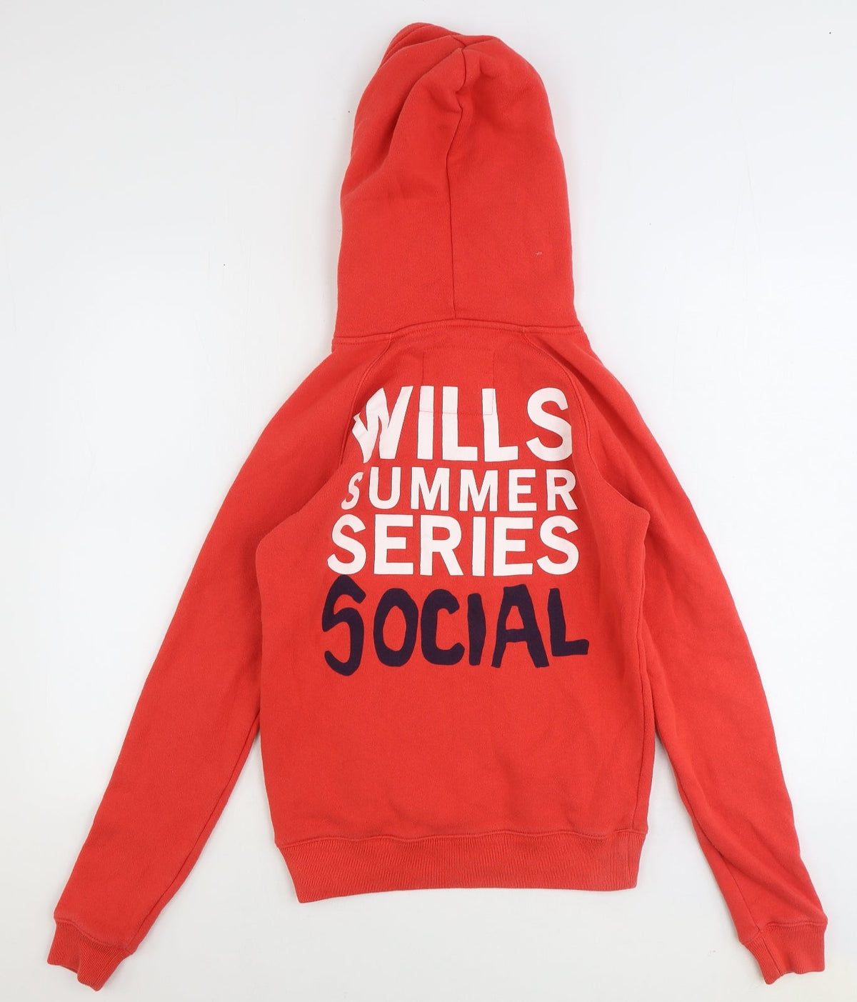 Womens UK Size 8 Jack Wills Red Pullover Hoodie