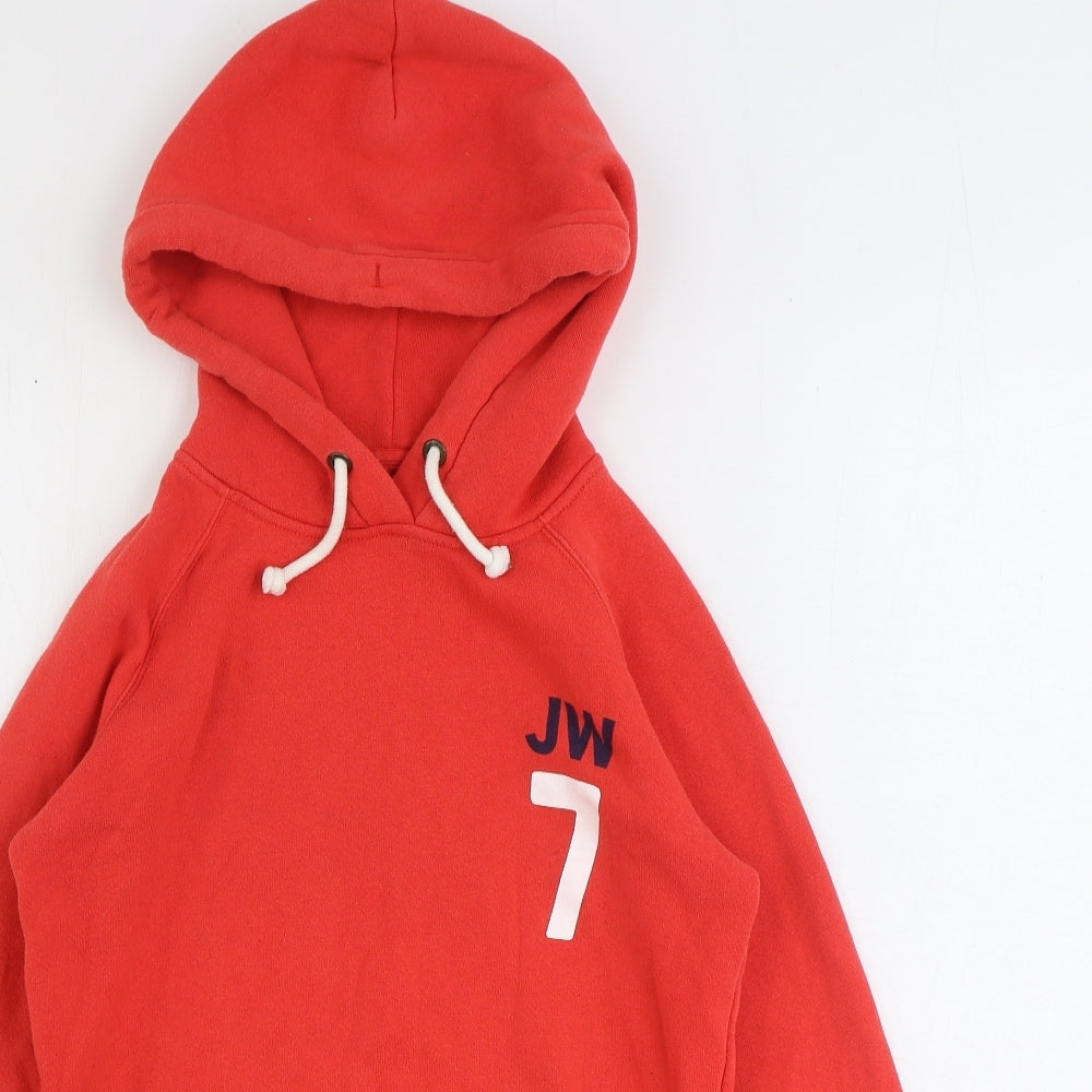 Womens UK Size 8 Jack Wills Red Pullover Hoodie
