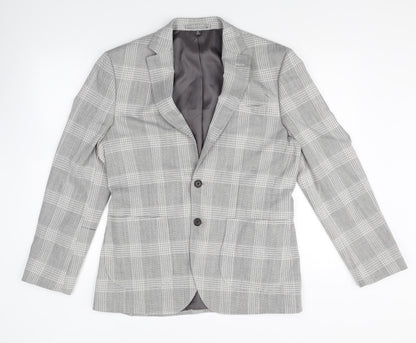 Mens UK Size 38 Marks and Spencer Regular Grey Suit Jacket