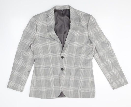 Mens UK Size 38 Marks and Spencer Regular Grey Suit Jacket