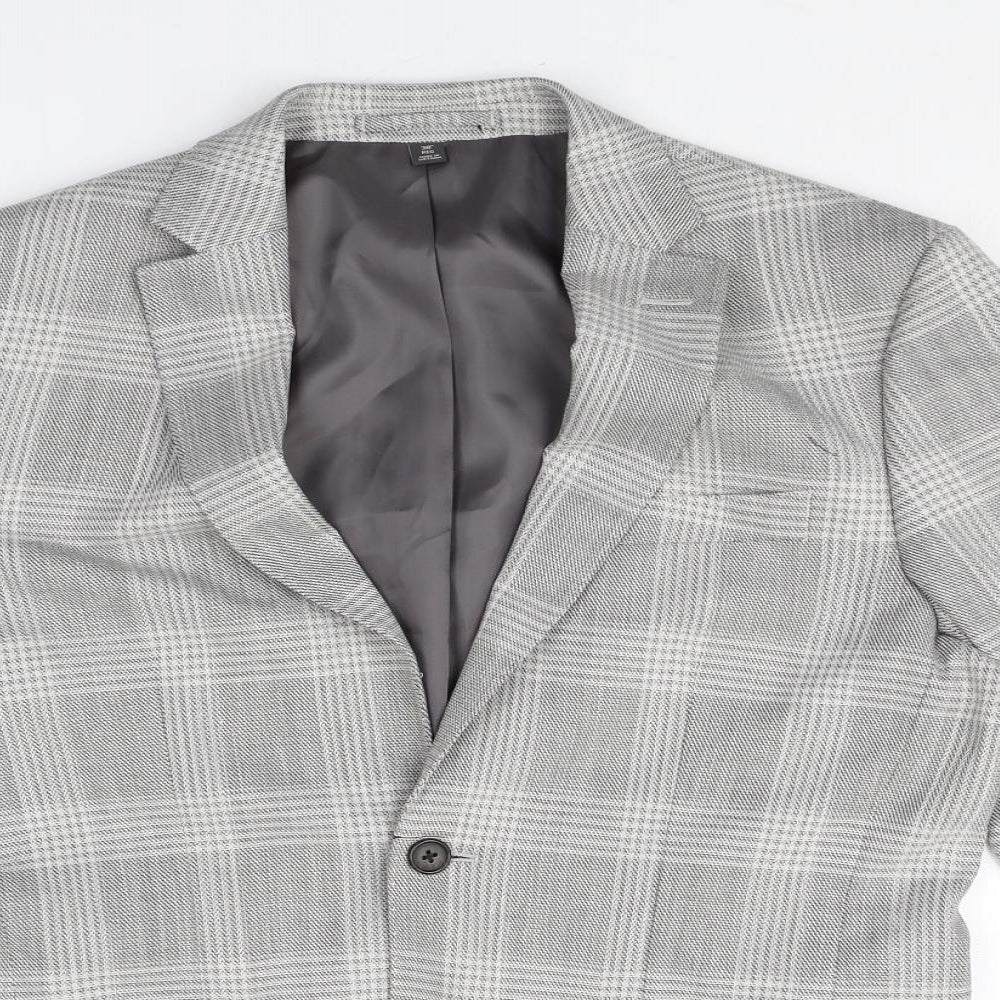 Mens UK Size 38 Marks and Spencer Regular Grey Suit Jacket