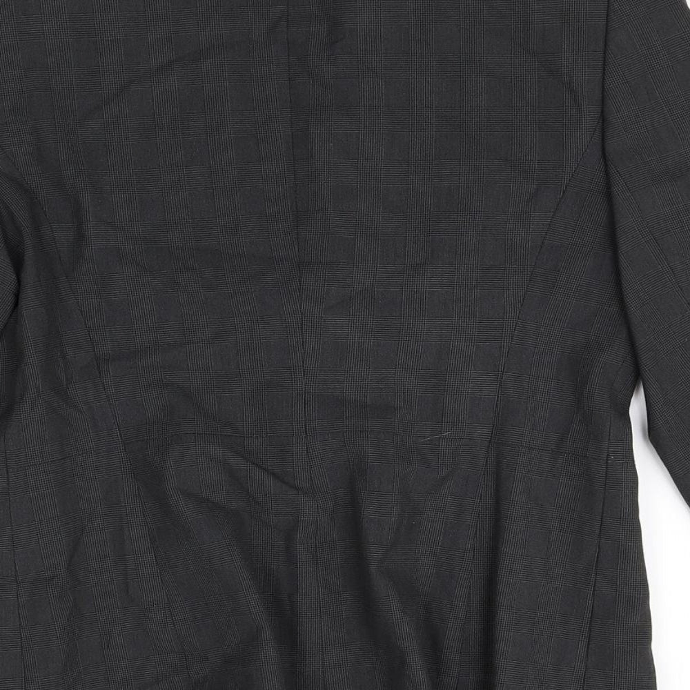 NEXT Womens Grey Polyester Jacket Blazer Size 10